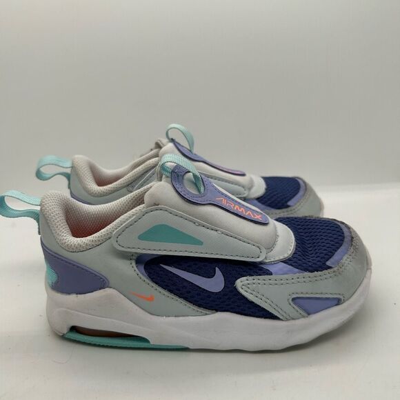 Infant Nike Air Max 90 LTR SE 2 White Purple Dust Size 10C Sneakers CW1629-500 - Picture 2 of 6